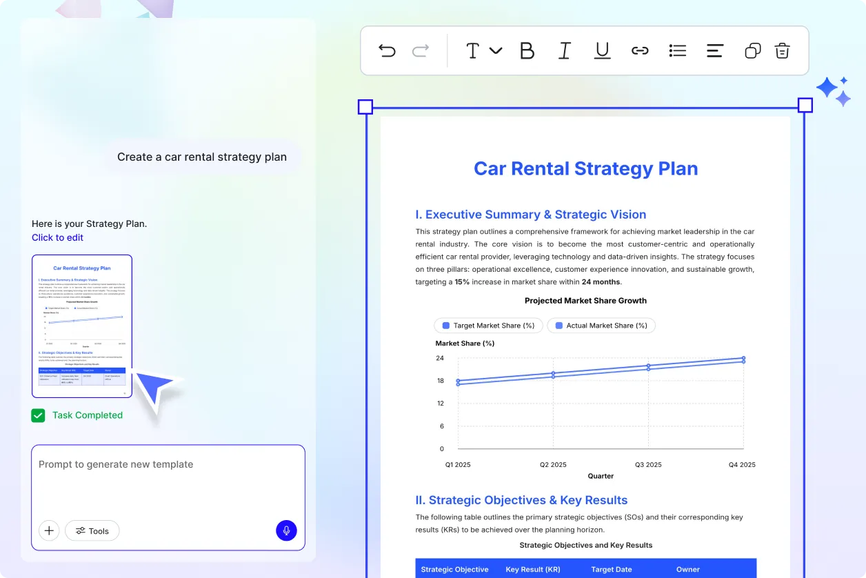 Free AI Strategy Plan Generator, Free Strategy Plan Maker [ No Signup ]
